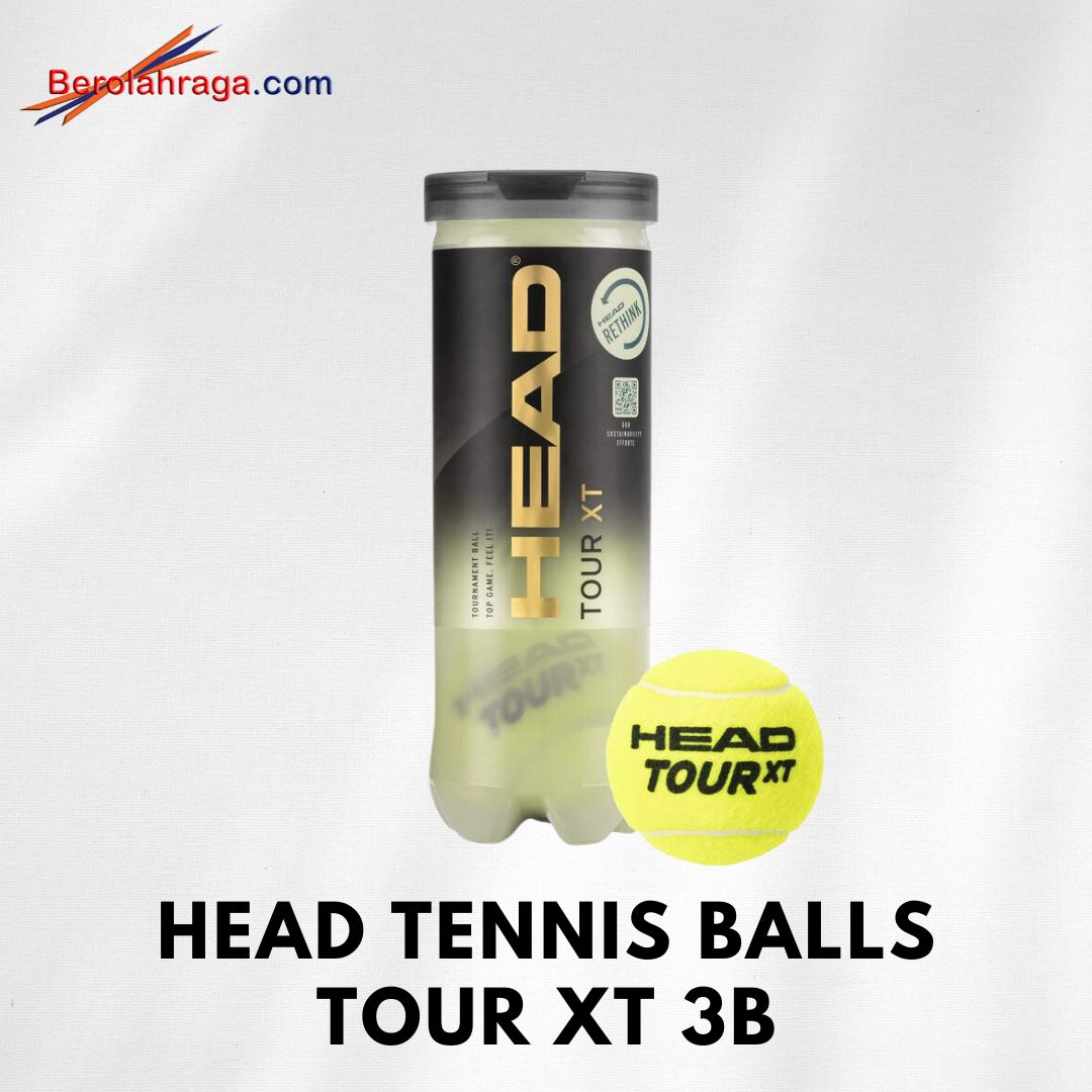 HEAD Tennis Balls Tour XT 3B (1 kaleng) - Bola Tennis